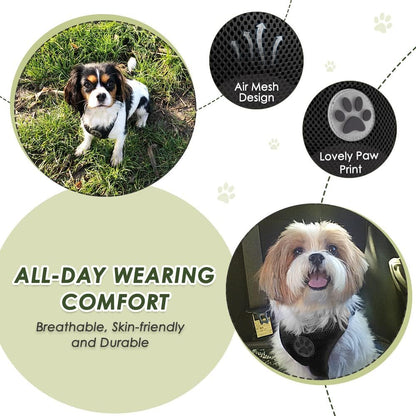 Lukovee Dog Seat Belt - Adjustable Dog Car Harness for Large, Medium & Small Dogs, Soft Padded &