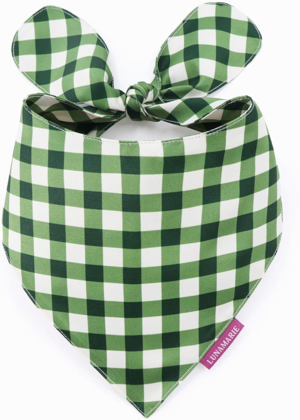 LunaMarie - Luxury Pet Birthday Bandanas -Premium & Silky Poly Fabric | 100% Handmade | Custom