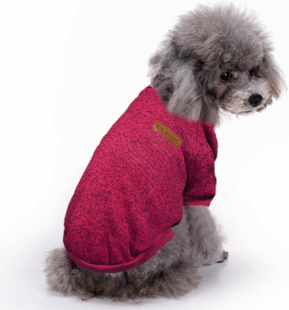 Jecikelon Dog Clothes Dogs Sweater Soft Puppies Clothing Winter Puppy Sweaters Warm Outfit for Dogs