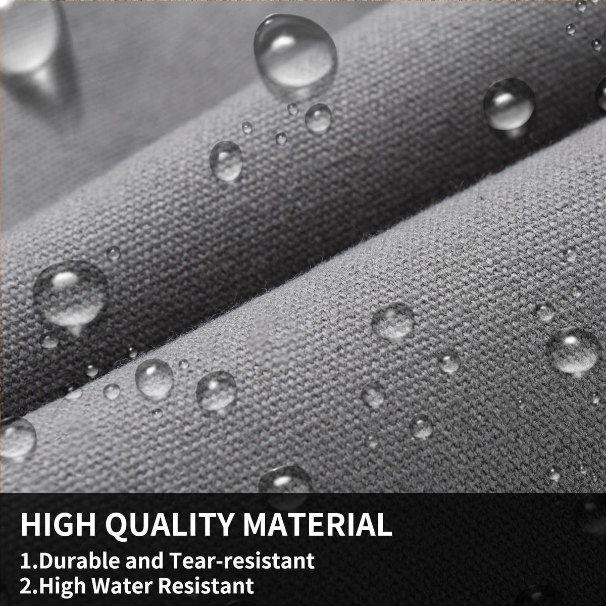 Coverado Front Seat Covers, Waterproof Canvas Seat Protector for Car Seat Cushions for Kids & Dogs