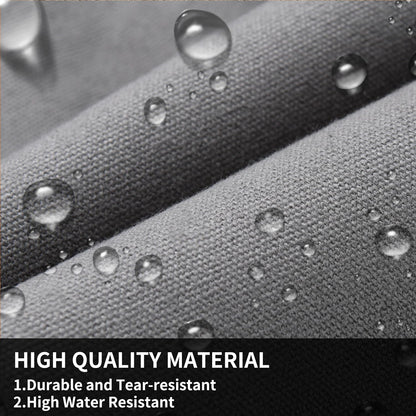 Coverado Front Seat Covers, Waterproof Canvas Seat Protector for Car Seat Cushions for Kids & Dogs
