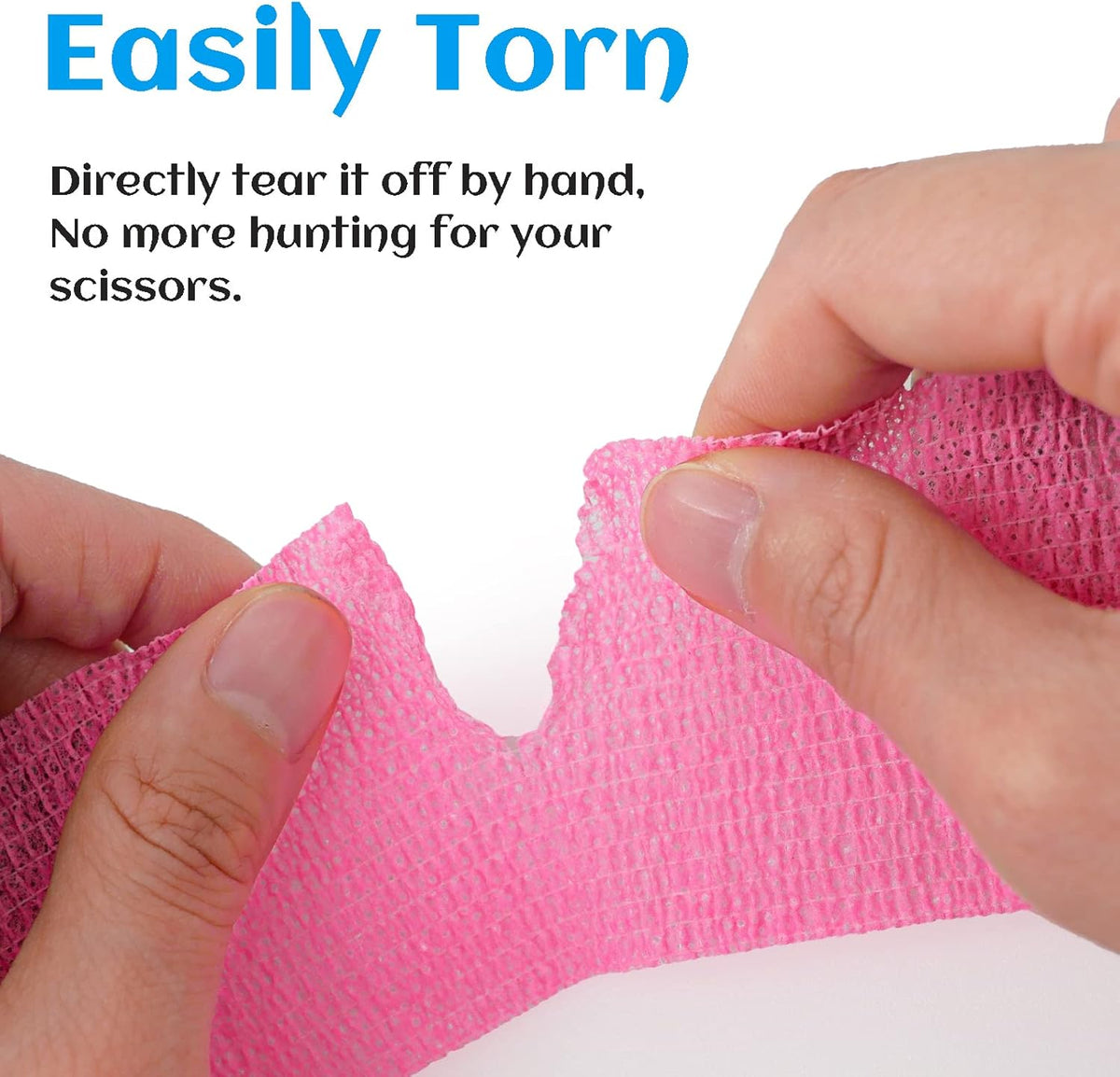 36 Rolls Elastic Self Adhesive Bandage Wrap 2 Inch, Breathable Non Woven Cohesive Bandage, Vet Wrap