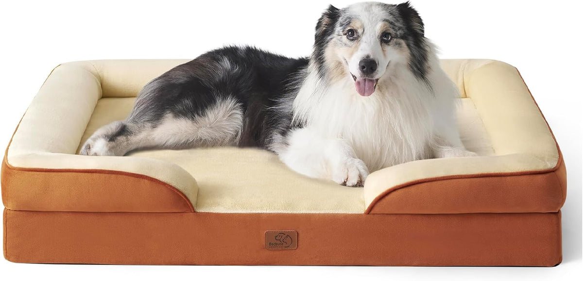Bedsure XL Orthopedic Dog Bed for Extra Large Dogs - Washable XLarge Dog Cat Bed Waterproof