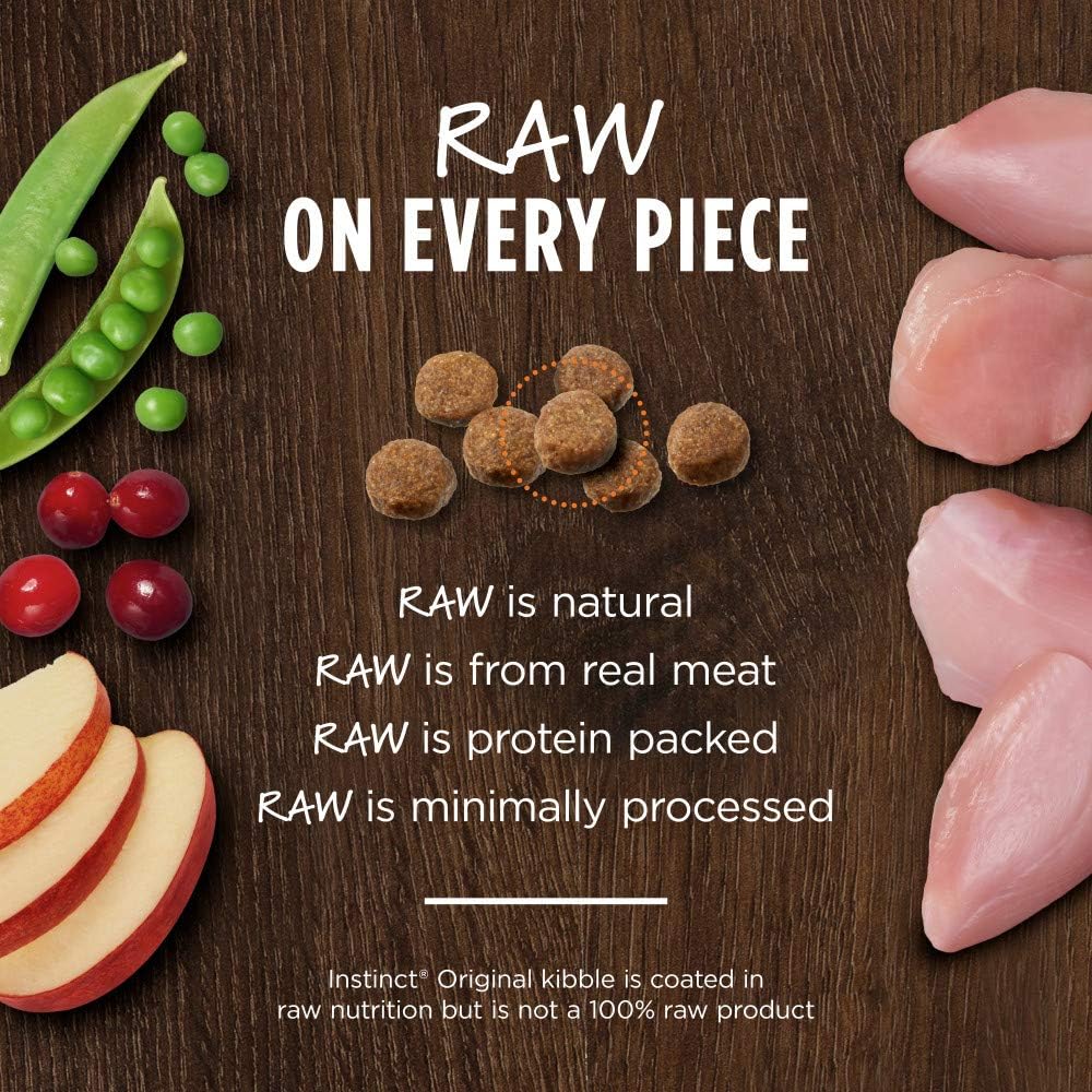 Instinct Original Dry Cat Food, Raw Coated Kibble, High Protein, Grain Free Recipe - Real Rabbit