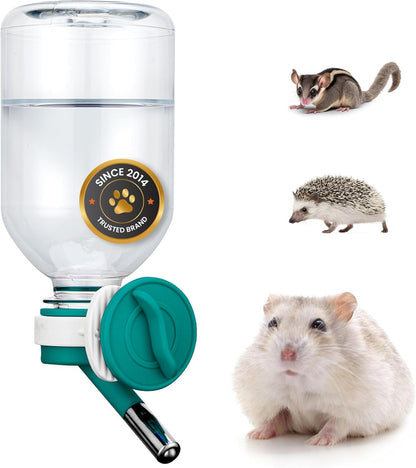 Choco Nose Patented Mini No-Drip Water Bottle/Feeder for Hamsters/Hedgehogs/Gliders/Rats/Mice/Other