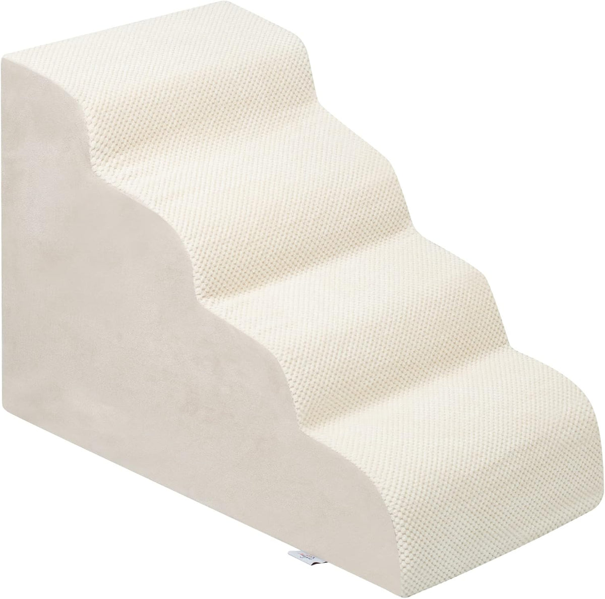 Dog Stairs for Small Dogs - High Density Foam Pet Steps, Extra Wide Dog Ramp with Non-Slip Bottom