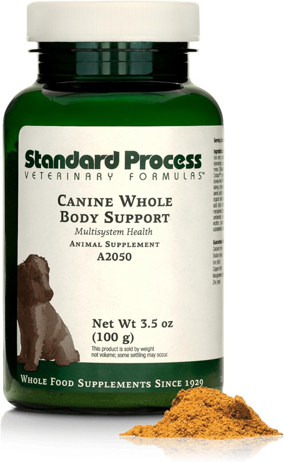 Standard Process Inc. Canine Whole Body Support - Multisystem Support Supplement for Canines