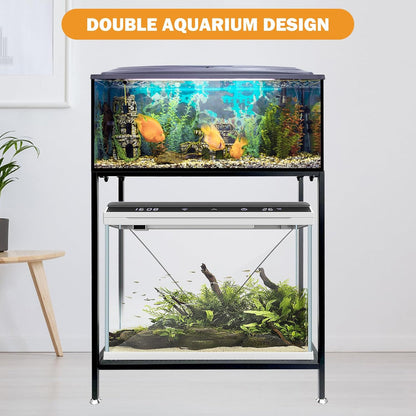 TONGMO Fish Tank Stand: The Perfect 29 Gallon Metal Aquarium Stand Measuring 32.7" W x 13" D x