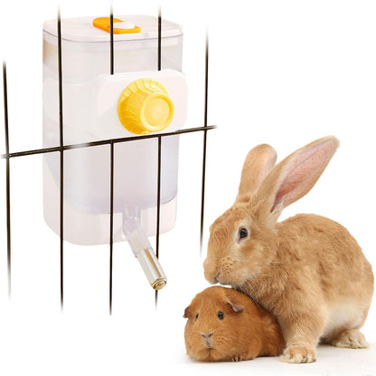 Oncpcare 24oz Rabbit Water Dispenser No Drip for Cage, Hanging Automatic Guinea Pig Water Bottle
