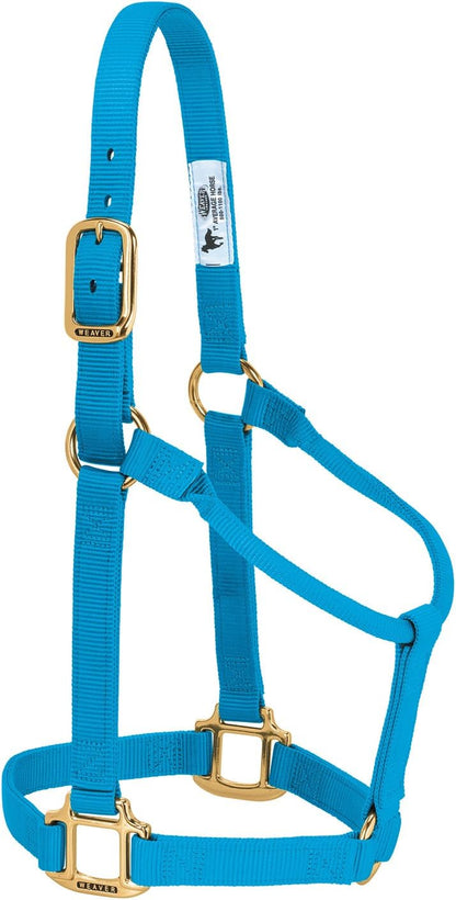 Weaver Equine Nylon Horse Halter, Triple-Ply Cheek Design, Original Non Adjustable Halters for