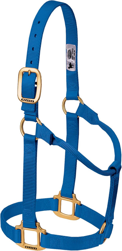 Weaver Equine Nylon Horse Halter, Triple-Ply Cheek Design, Original Non Adjustable Halters for