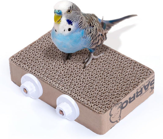 7.3 Inch Paper Bird Toys, Bird Platform, Parrot Toy, Help Birds Clean Beak, Release Stress, Reduce