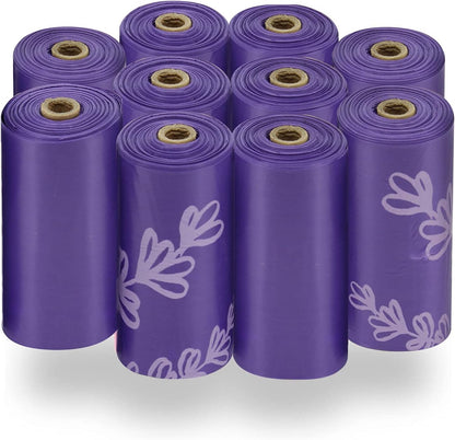 Best Pet Supplies Dog Poop Bags (150 Bags) for Waste Refuse Cleanup, Doggy Roll Replacements for