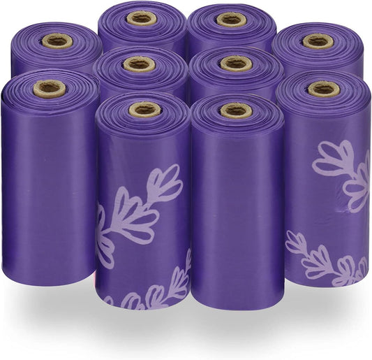 Best Pet Supplies Dog Poop Bags (150 Bags) for Waste Refuse Cleanup, Doggy Roll Replacements for