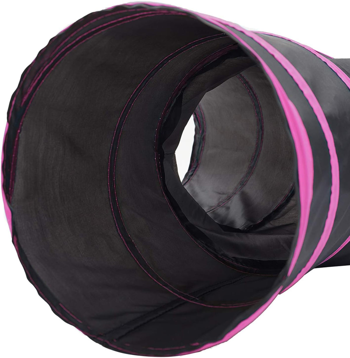 Tempcore 3 Way Collapsible Cat Tunnels, Indoor Cat Toys with Peek Hole & Ball, Perfect for Kittens