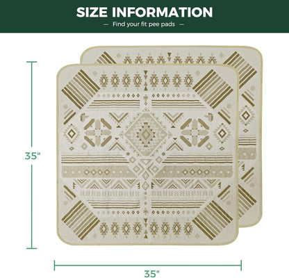 FXW Washable Pee Pads for Dogs, Puppy Pads with Super Absorbent, Specifically Designed for Potty