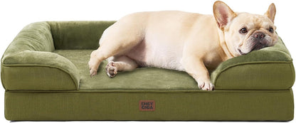 EHEYCIGA Orthopedic Dog Bed for Medium Dogs, Waterproof Memory Foam Medium Pet Beds with Sides