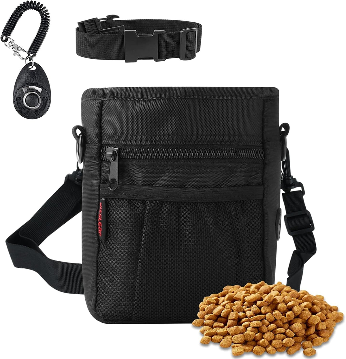 Dog Treat Pouch with Magnetic Closure, Treat Pouches for Pet Training, Large Dog Treat Training