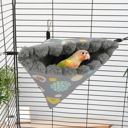 Wontee Bird Nest House Winter Warm Hanging Hammock Bird Bed Snuggle Hut for Parakeets Budgies