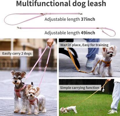Puppytie No Pull xs Dog Harness with Multifunction Dog Leash,Soft Adjustable No Choke Escape Proof