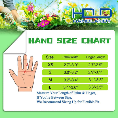 HANDLANDY Long Gardening Gloves for Men & Women, Thorn Proof Rose Pruning Gloves Leather Gauntlets