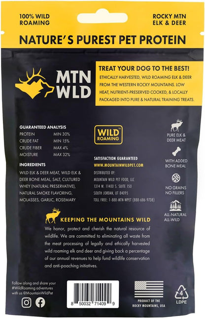 Training Treats for Dogs & Puppies – Elk & Venison Protein Puppy & Dog Treat – High Value