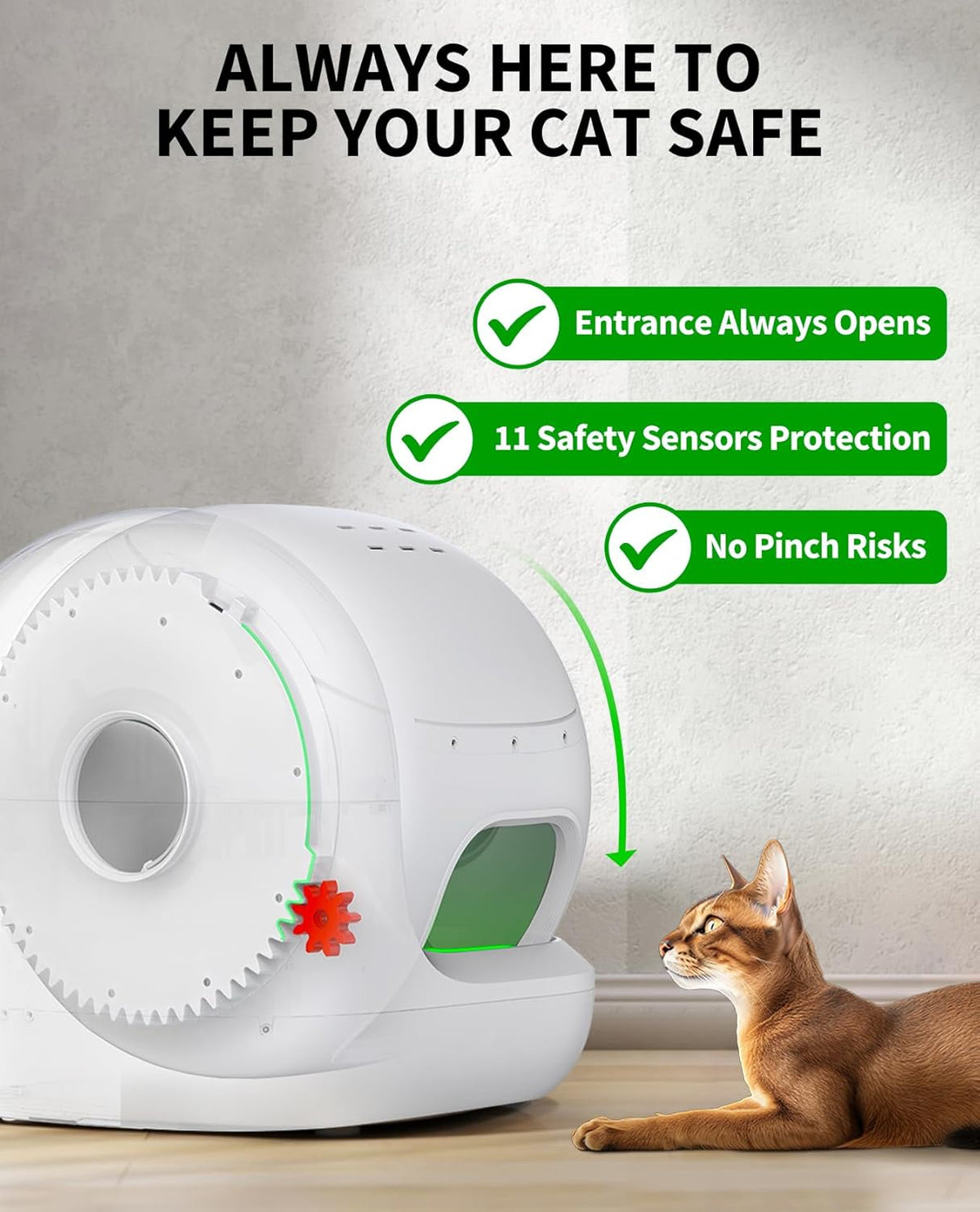 PETKIT PuraMax 2 Automatic Self-Cleaning Cat Litter Box, App Control Scoop-Free Litter Box with