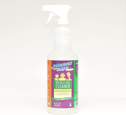 Absolutely Clean Amazing Reptile & Amphibian Terrarium Cleaner and Deodorizer - Just Spray/Wipe