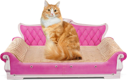 Scratching Sofa, Couch Shaped Thick Scratching Cardboard, Lounge Bed for Indoor Rest&Play, Sofa