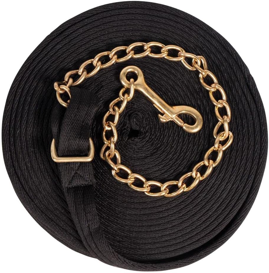Dura-Tech Cushion Lunge Line for Horses | Stable Use & Horse Training | Horse Lunge Line with Snap