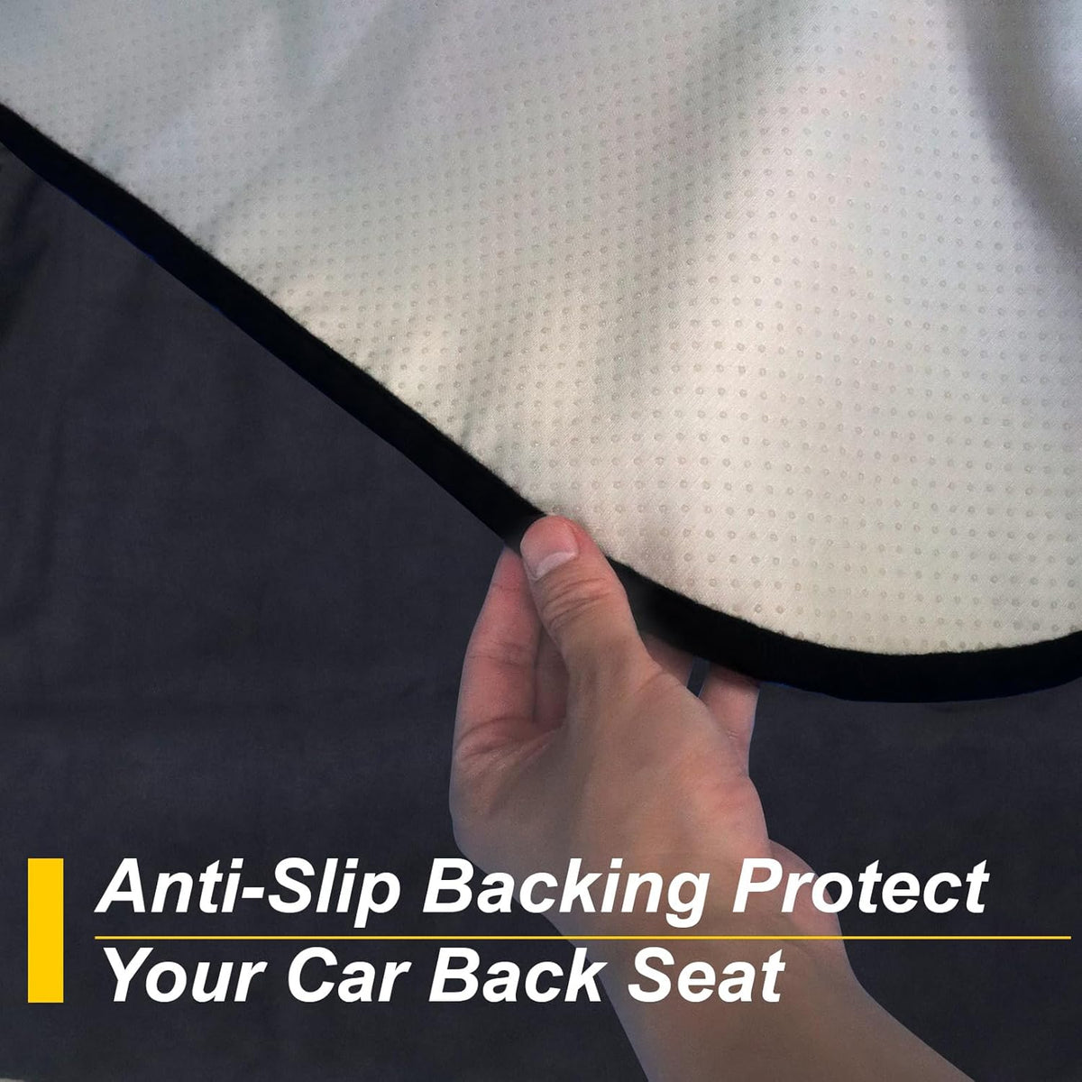 Back Seat Cover for Car Trucks Van SUV,Waterproof Rear Bench Towel Seat Covers for Dogs and