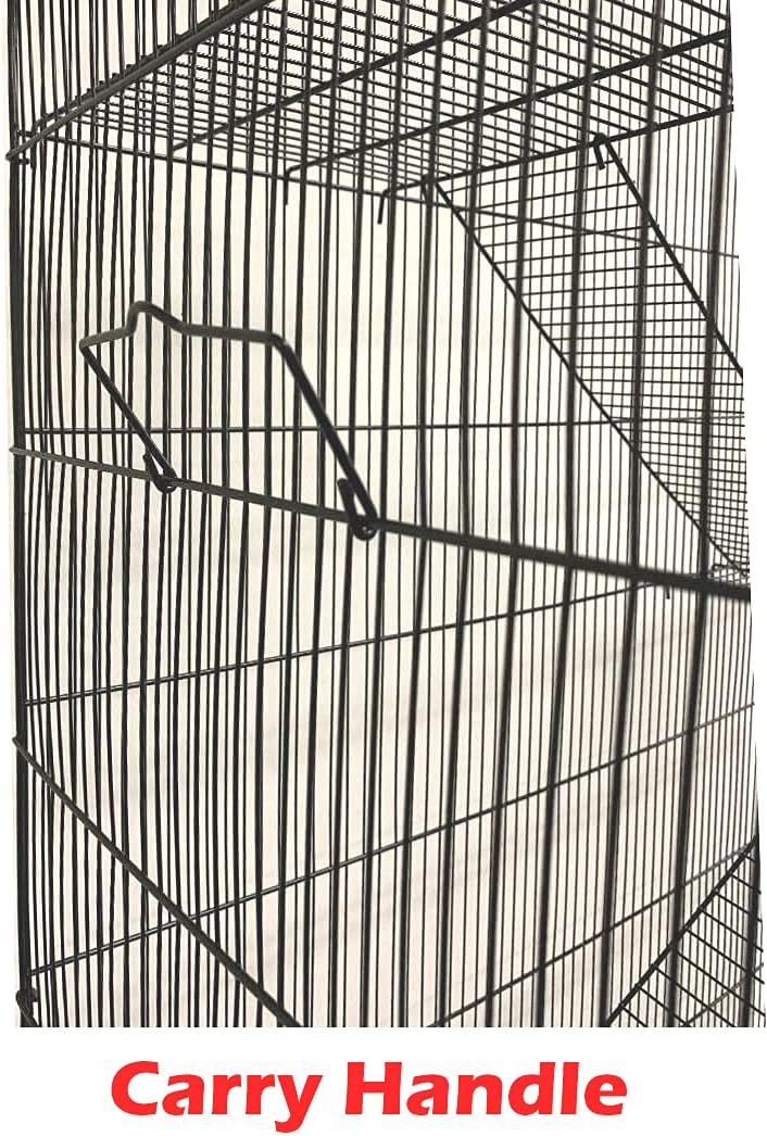 Extra Large 4-Floors with Tight 3/8-Inch Bar Spaing for Ferret Chinchilla Sugar Glider Rats Mice
