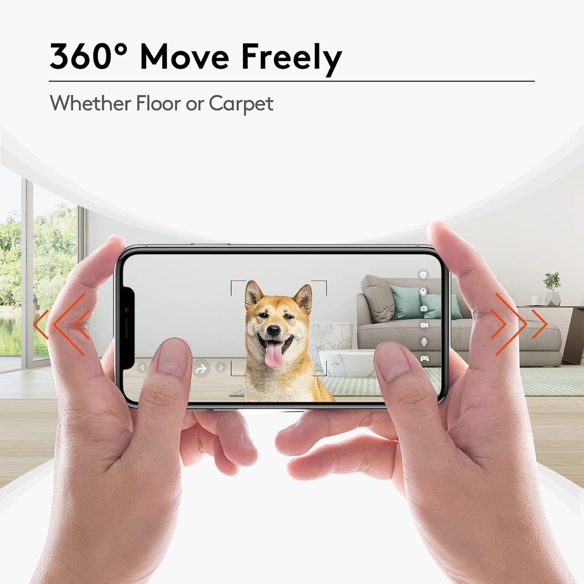 Pet Cameras with Phone App 15 Days Long Standby Pet Robot for Dog Treat Dispenser Feeder 1080P Full