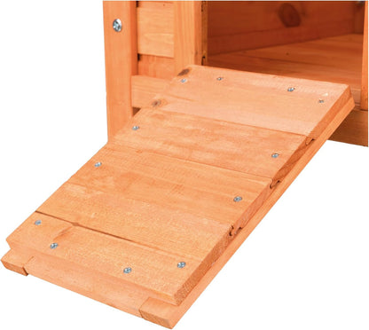 TRIXIE natura XS Small Animal House - Outdoor/Indoor Rabbit Hideout with Hinged Roof & Raised Floor