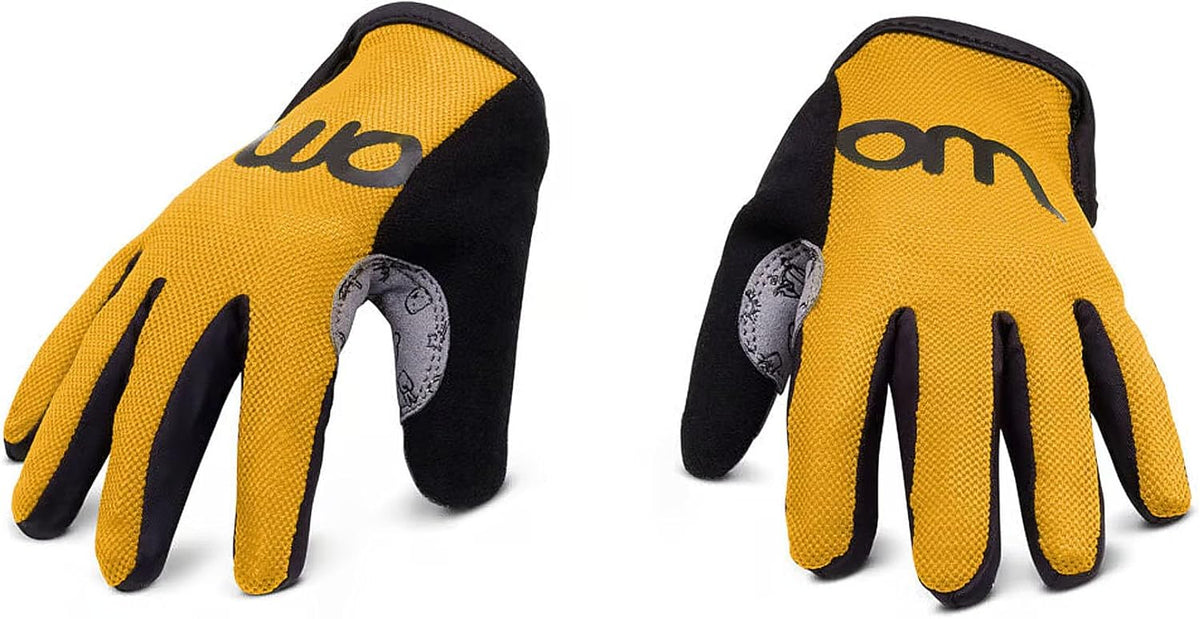 woom TENS Bike Gloves, Child’s & Youth Bicycle Full Finger Protection with Grip for Road Cycling &