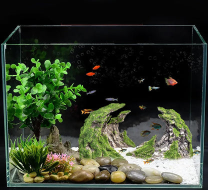 Novelsite Fish Tank Accessories, Aquarium Decorations, Scenery, Rock Ornaments - Create Aquatic