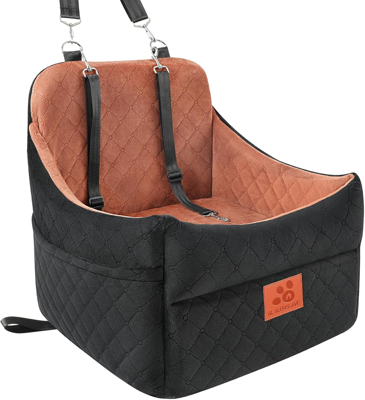 Dog Car Seat for Small/Medium Dogs, Dog Booster Car Seats with Thick Cushion for Dogs Under 35lbs