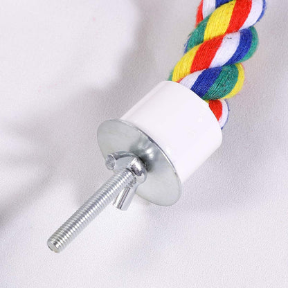 1pc Parrot Cotton Rope Chewing for Birds Climbing Rope Perch for Parrots Budgies and Cockatiels