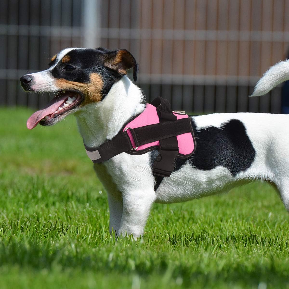 Bolux Dog Harness, No-Pull Reflective Dog Vest, Breathable Adjustable Pet Harness with Handle for