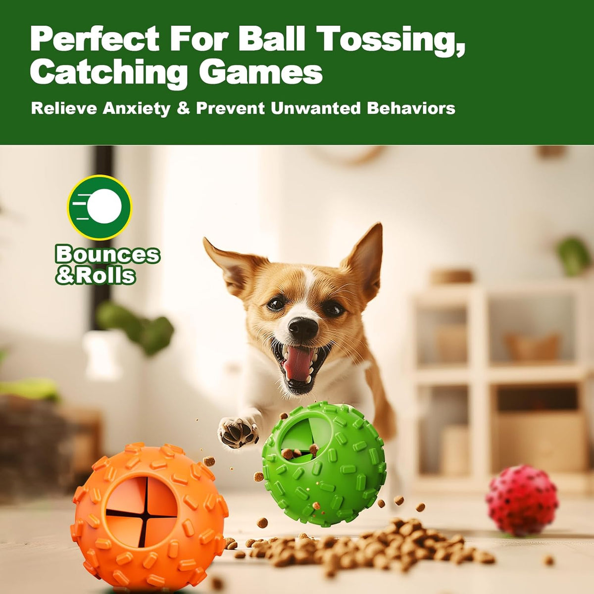 Dog Puzzle Toy 2 Pack – Cognitive Dog Treat Toy,Interactive Dog Toys for Treat Dispensing, Slow