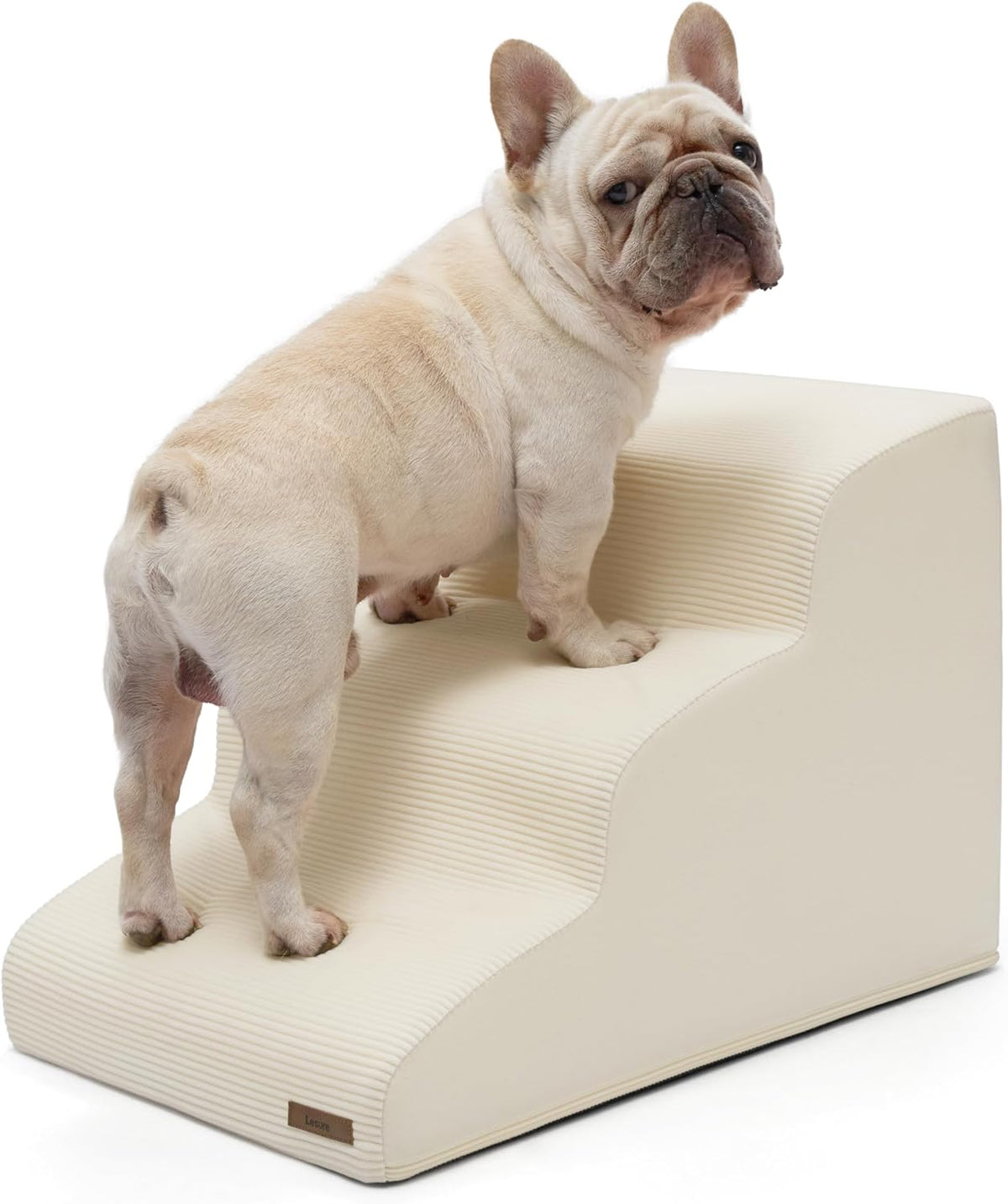 Lesure Dog Stairs for Small Dogs and Cats Pet Steps Ramp for Bed and Couch with CertiPUR-US