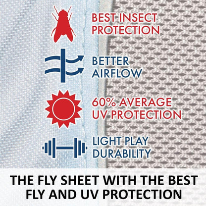 Schneiders Adjusta-Fit Mosquito Mesh Hybrid II Horse Fly Sheets | Ultimate Insect & UV Protection