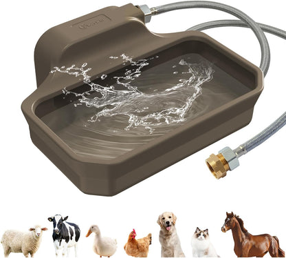 135OZ Automatic Water Dispenser for Dogs Patented Automatic Dog Water Bowl Fit 3/4'' GHT Male