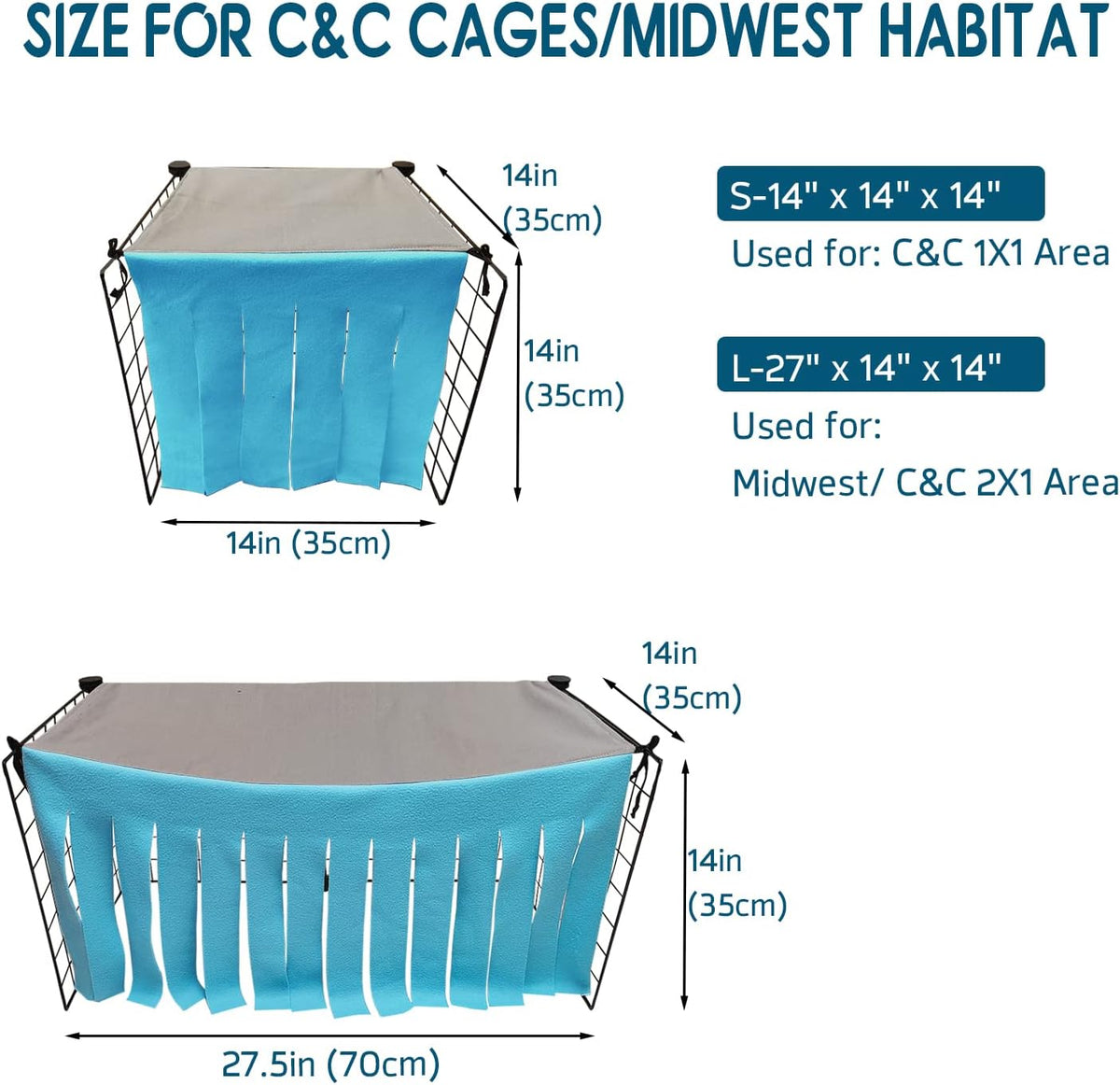 RIOUSSI Guinea Pig Hideout Hideaway Corner Fleece Toys Cage Accessories with Reversible Sides