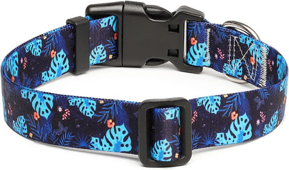Mercano Adjustable Dog Collar - Special Design Patterns, Soft Nylon Comfortable Durable Pet Collar