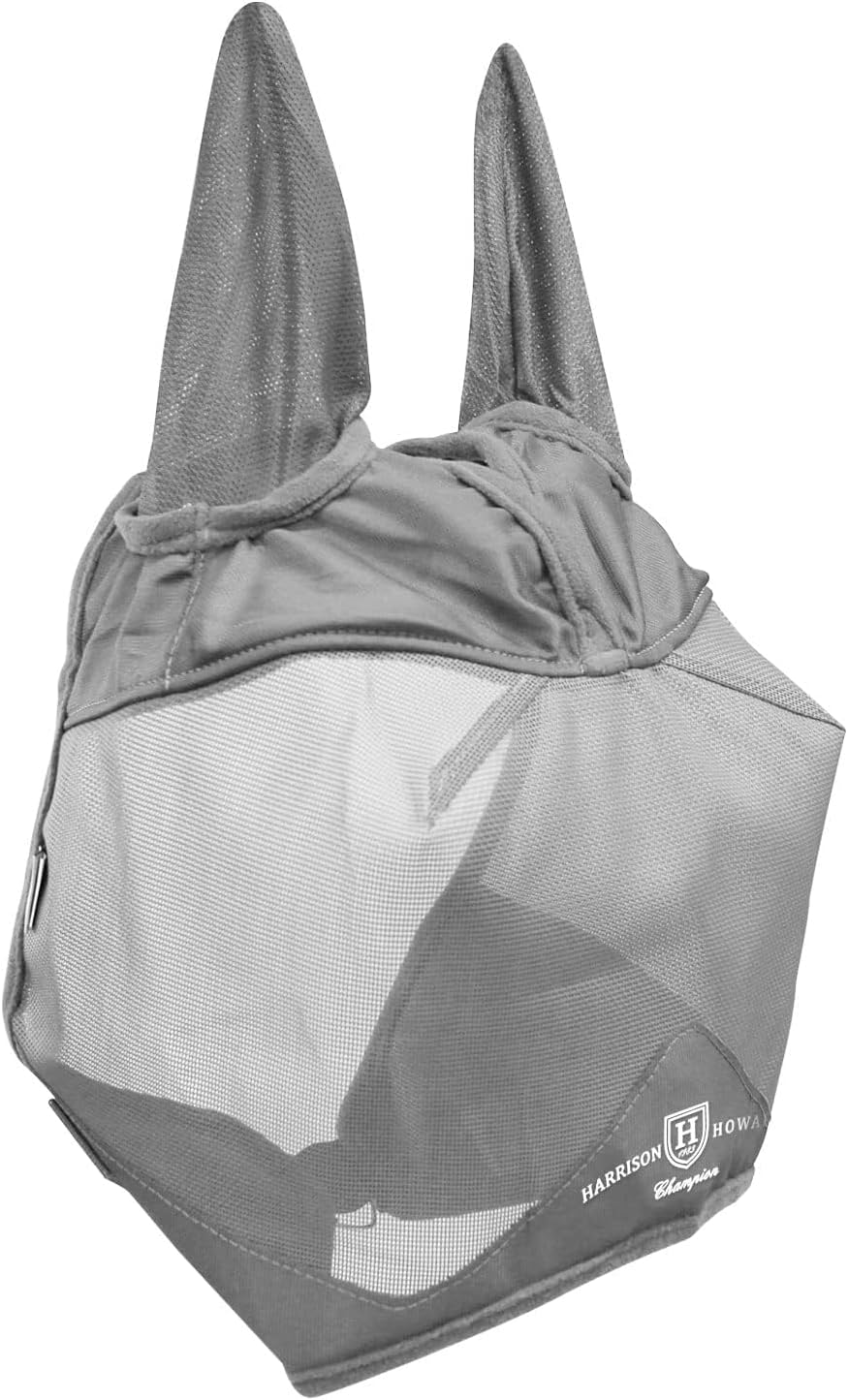 Harrison Howard UV-proof Multi-Function Fabrics Thick Fleece Padding Horse Fly Mask Half Face with
