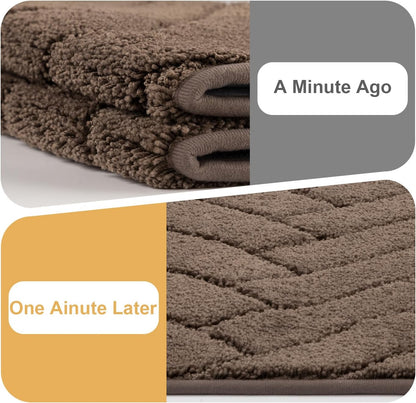Tindbea Dog Mat for Muddy Paws,Absorbs Moisture Dirt Non-Slip Washable Mud Mat for Dogs,Soft Rubber