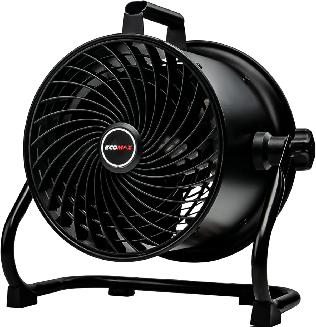10-Inch High-Velocity Drum Air Circulator Fan, Heavy-Duty Shop Fan with 3-Speed & 360° Tilting