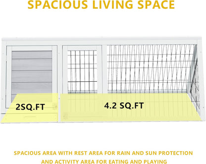 Chicken Coop Indoor Outdoor,Wooden Brooder Box,A-Frame Poultry Quail Cages Duck House with