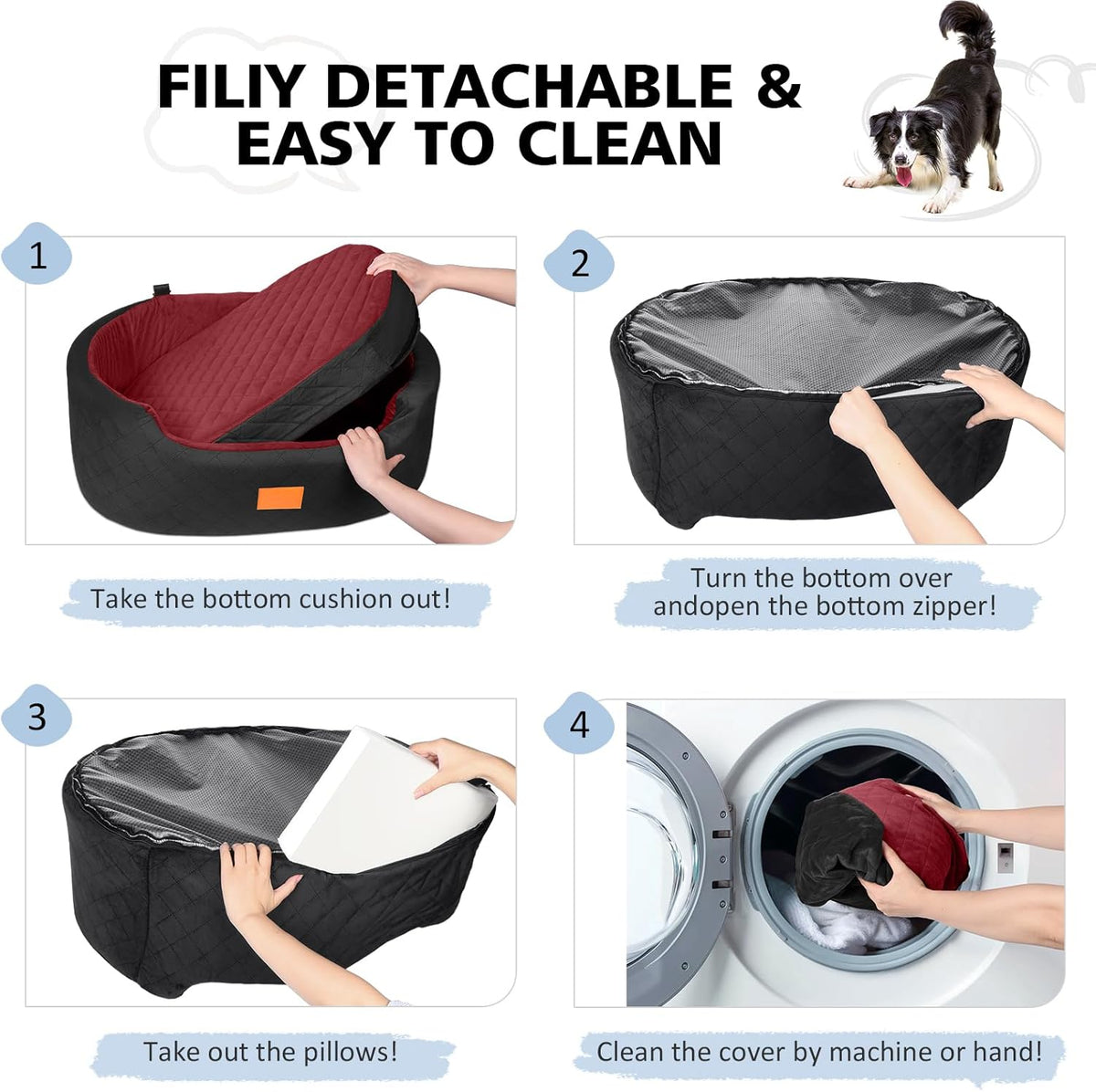 Dog Car Seat for Medium Dogs Up to 50 lbs, Pet Booster Seat for Cars SUVs and Trucks, Travel Dog